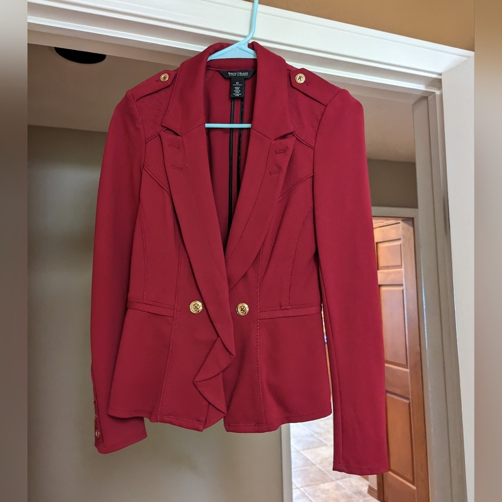 White House Black Market - Dark Red Blazer